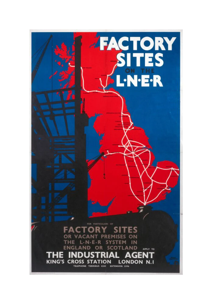 'Factory Sites on the LNER', LNER poster, 1923-1947. - Image 28