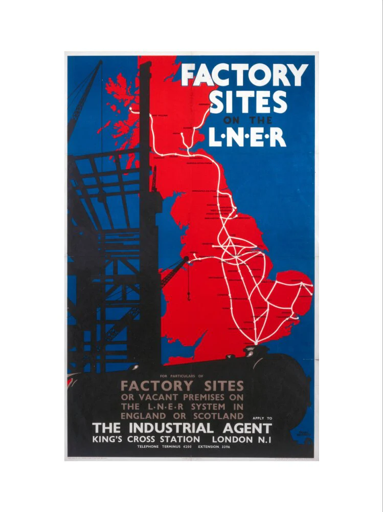 'Factory Sites on the LNER', LNER poster, 1923-1947. - Image 40