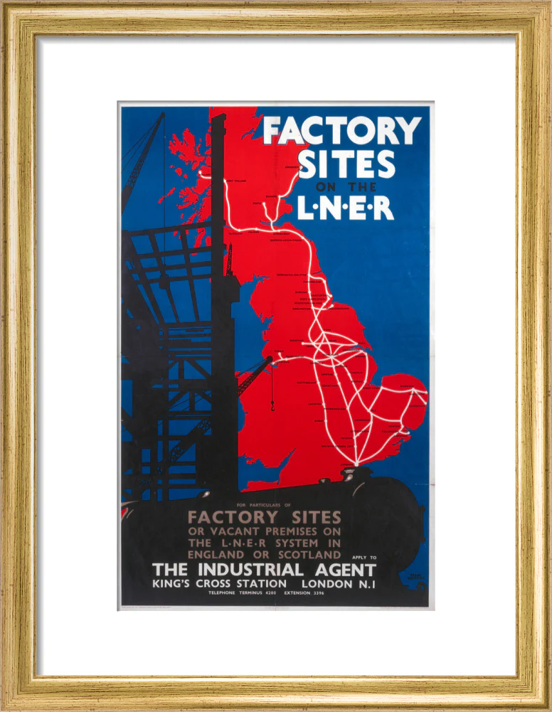 'Factory Sites on the LNER', LNER poster, 1923-1947. - Image 43