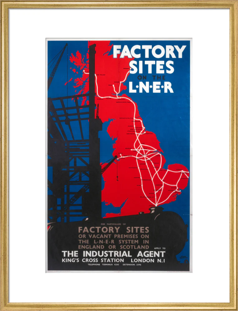 'Factory Sites on the LNER', LNER poster, 1923-1947. - Image 53