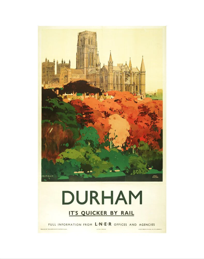 'Durham', LNER poster, 1923-1947. - Image 35