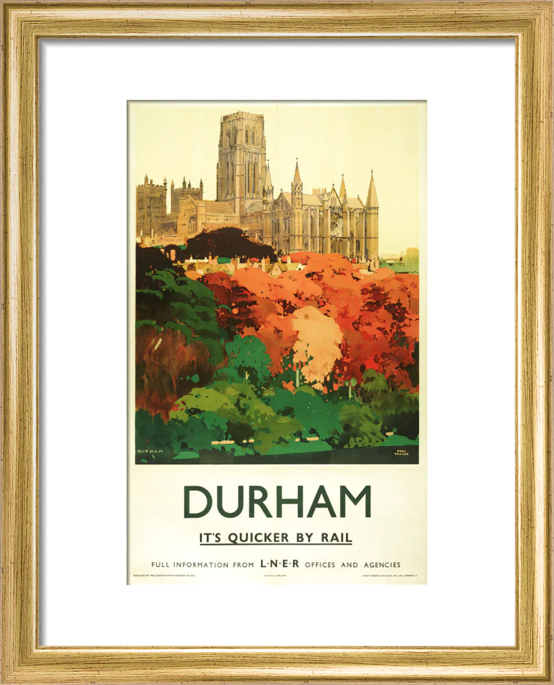 'Durham', LNER poster, 1923-1947. - Image 38