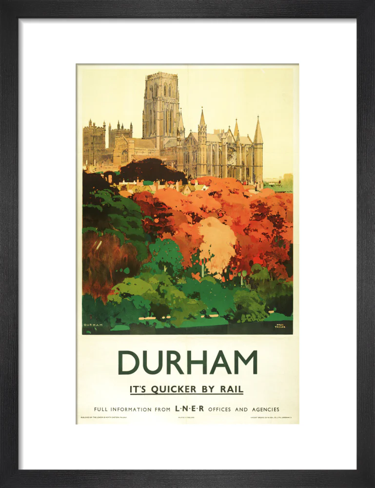 'Durham', LNER poster, 1923-1947. - Image 41