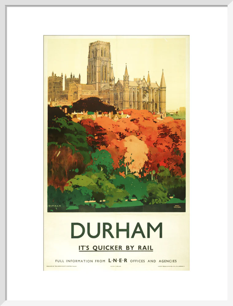 'Durham', LNER poster, 1923-1947. - Image 52