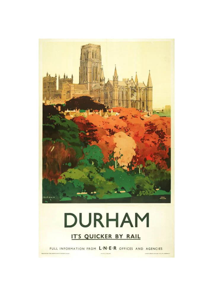 'Durham', LNER poster, 1923-1947. - Image 60