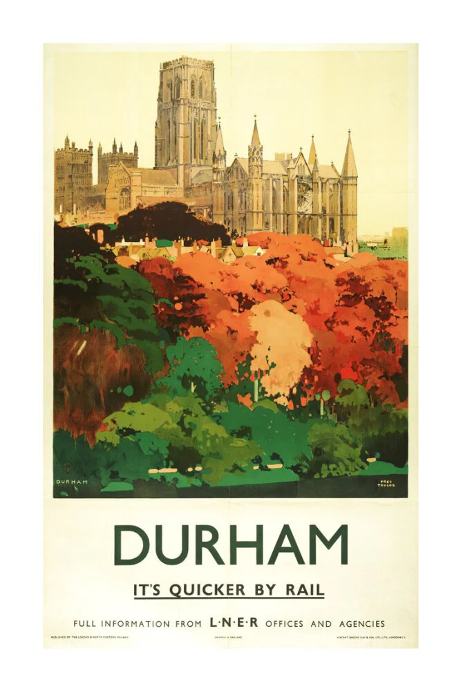 'Durham', LNER poster, 1923-1947. - Image 63