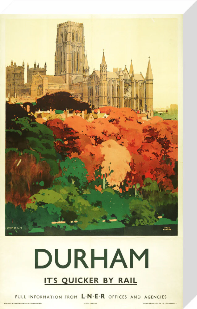 'Durham', LNER poster, 1923-1947. - Image 65
