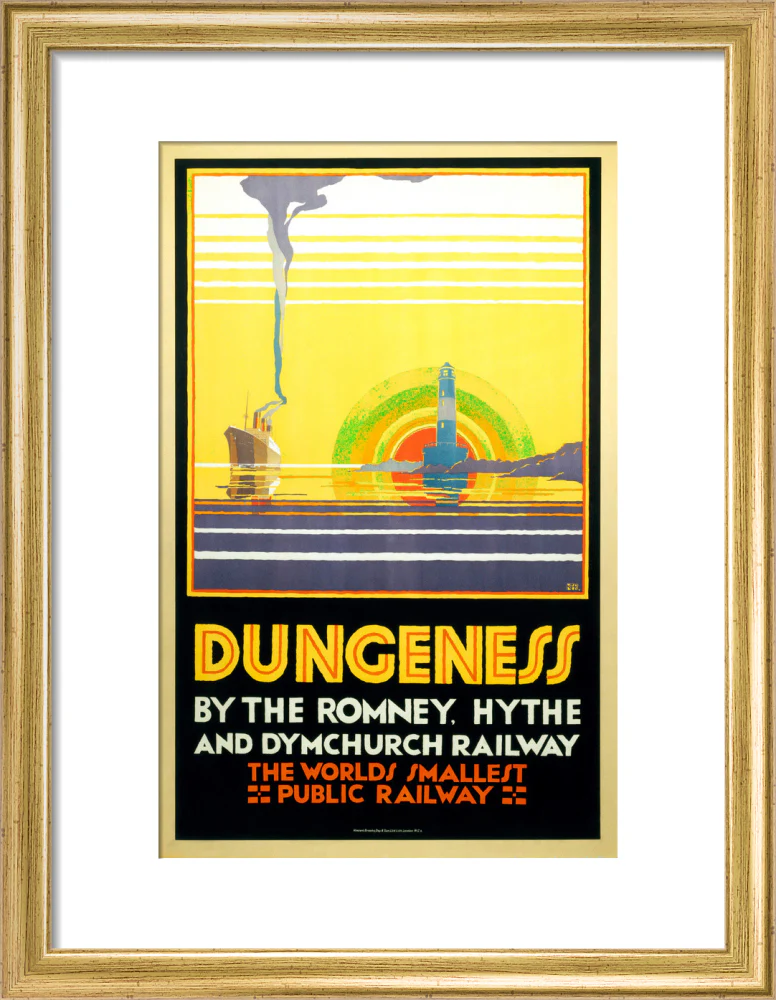 'Dungeness', Romney, Hythe and Dymchurch Railway poster, 1928. - Image 10