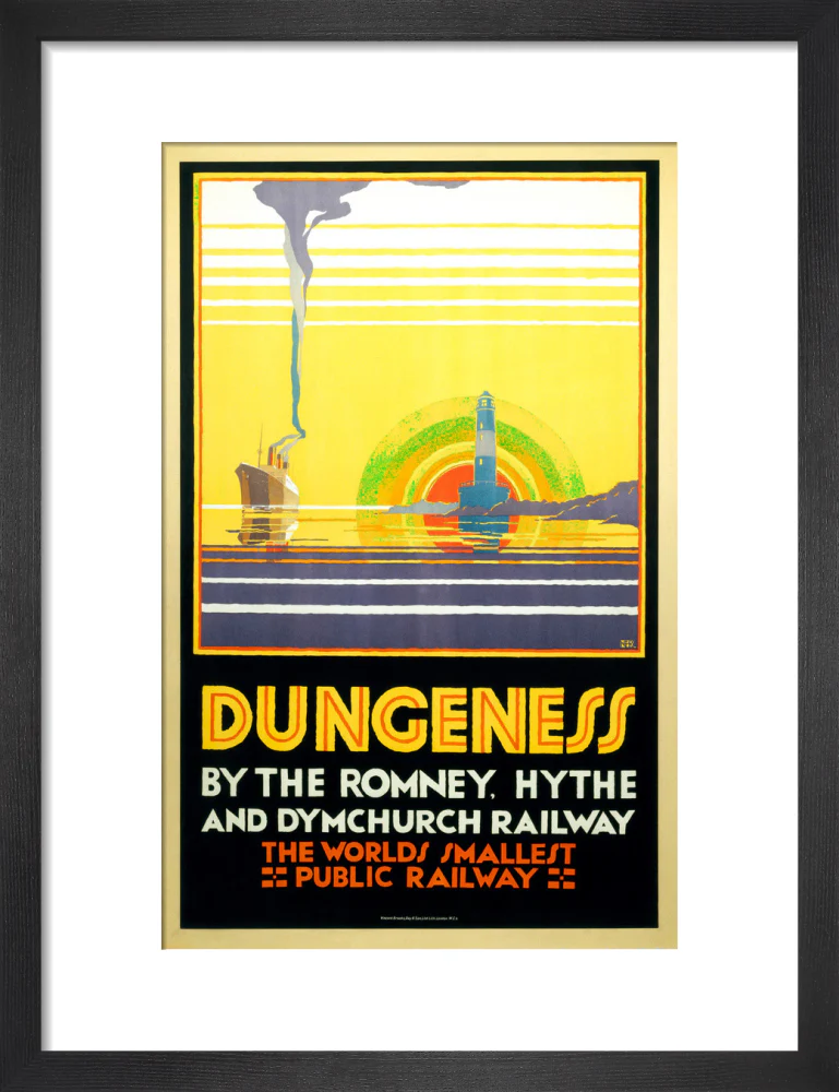 'Dungeness', Romney, Hythe and Dymchurch Railway poster, 1928. - Image 41