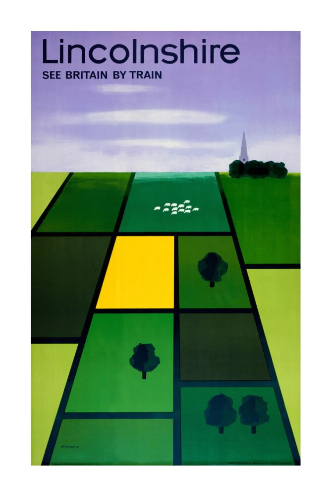 'Lincolnshire', BR poster, 1948-1965. - Image 30