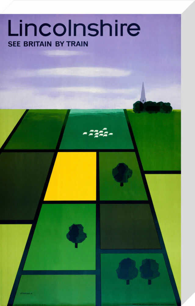 'Lincolnshire', BR poster, 1948-1965. - Image 32