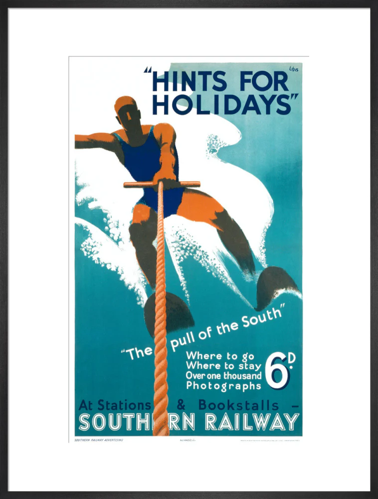 'Hints for Holidays', SR poster, 1938. - Image 23