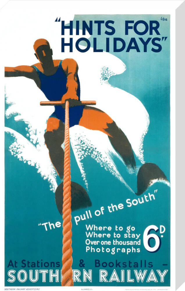 'Hints for Holidays', SR poster, 1938. - Image 33