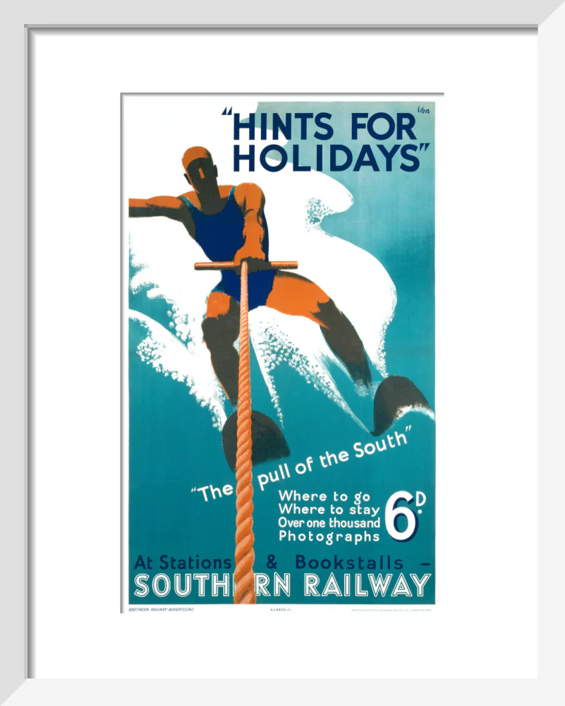 'Hints for Holidays', SR poster, 1938. - Image 4