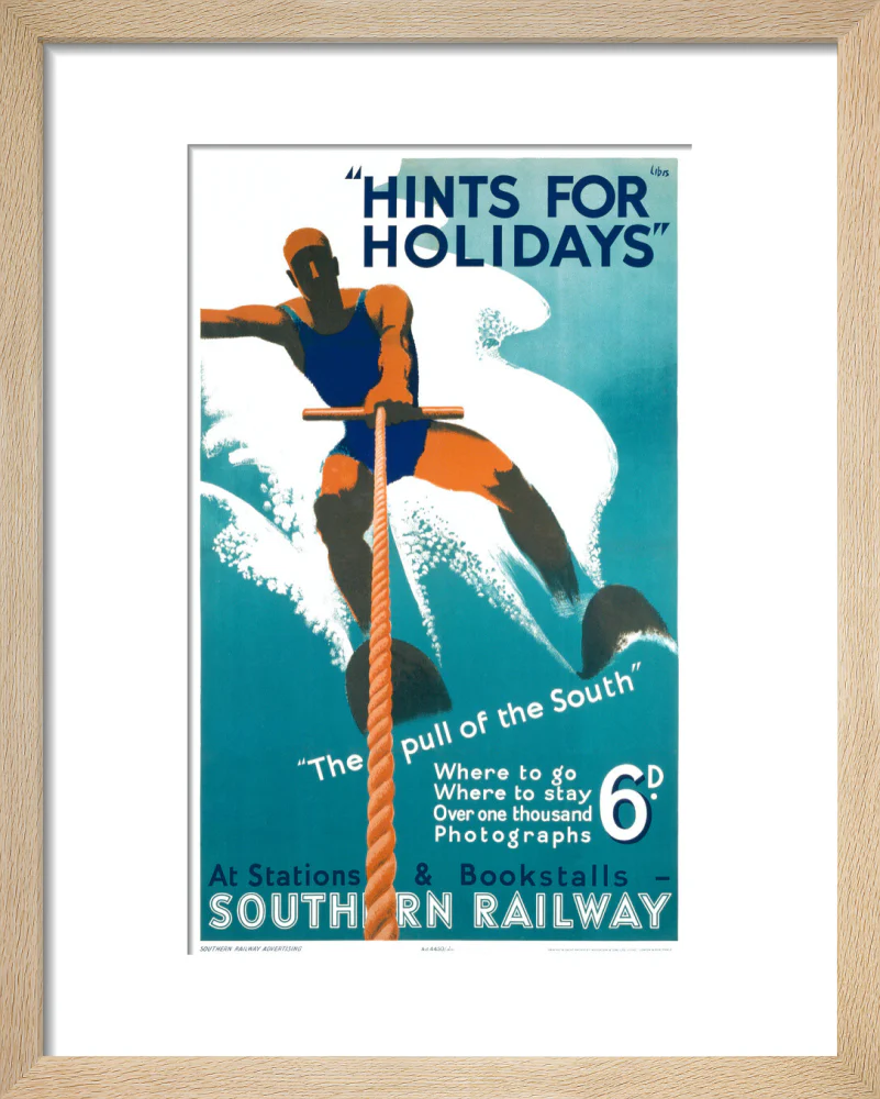 'Hints for Holidays', SR poster, 1938. - Image 6