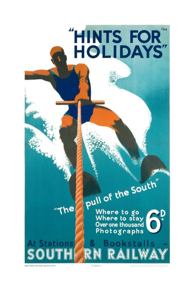 'Hints for Holidays', SR poster, 1938. - Image 62
