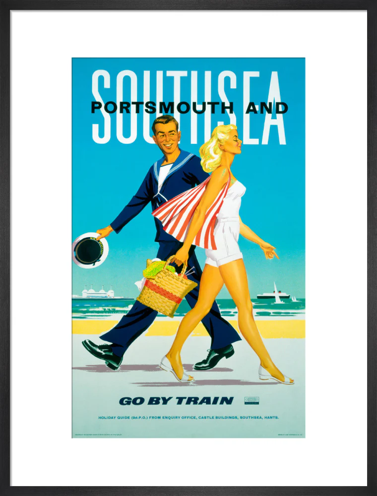 'Southsea and Portsmouth', BR poster, 1962. - Image 18