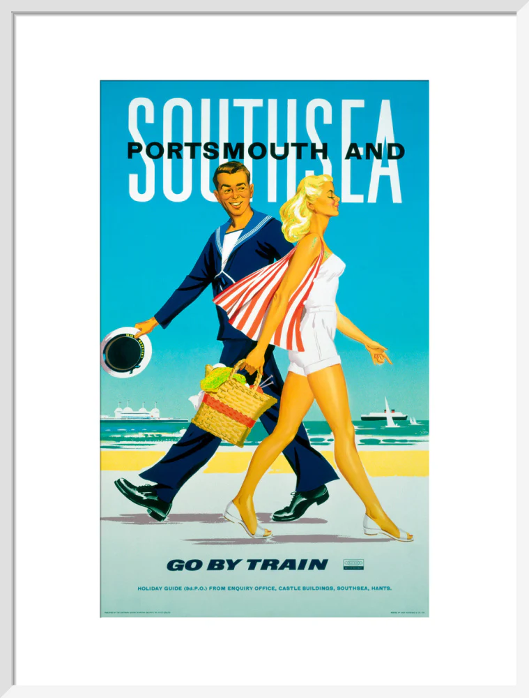 'Southsea and Portsmouth', BR poster, 1962. - Image 19