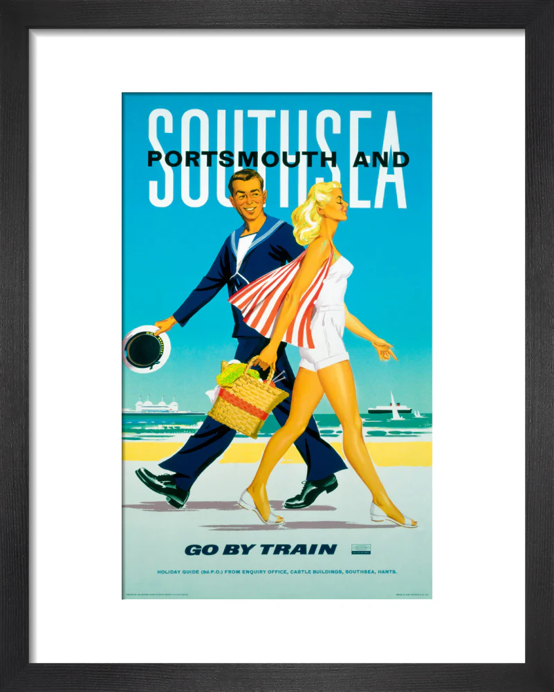 'Southsea and Portsmouth', BR poster, 1962. - Image 36