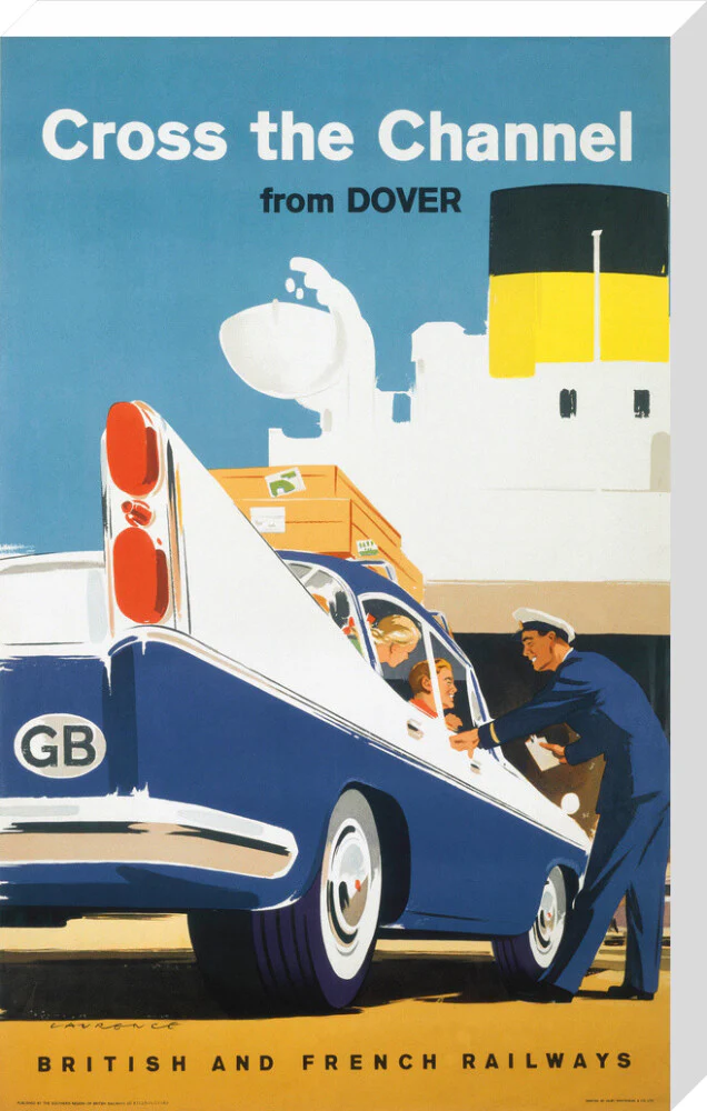 'Cross the Channel from Dover', BR poster, c 1960s. - Image 33