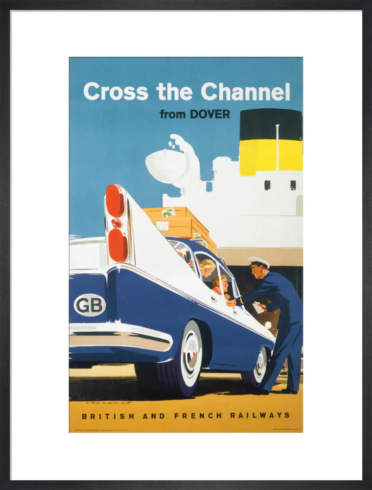 'Cross the Channel from Dover', BR poster, c 1960s. - Image 51