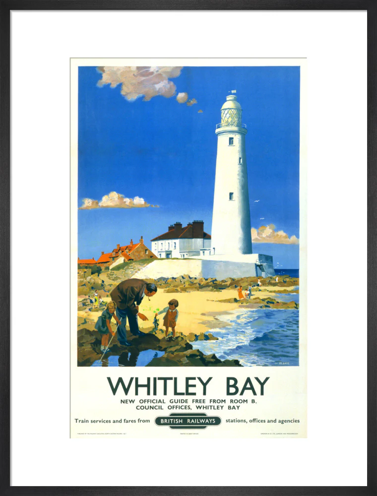 'Whitley Bay', BR poster, 1951. - Image 51
