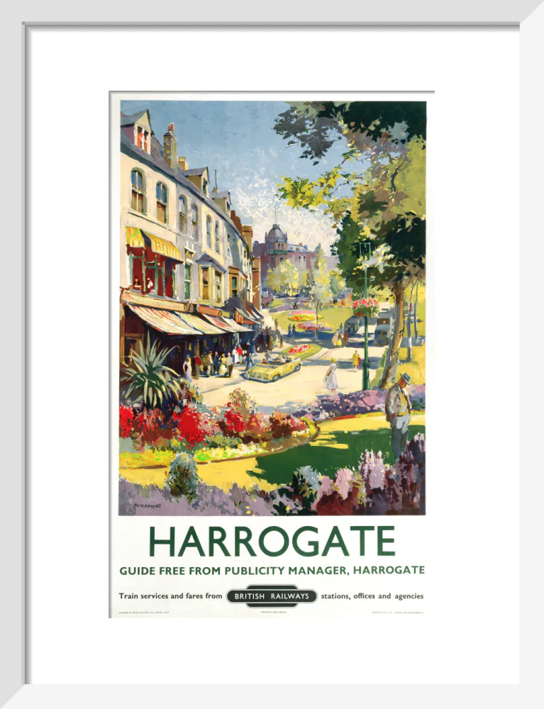 'Harrogate', BR poster, 1957. - Image 9