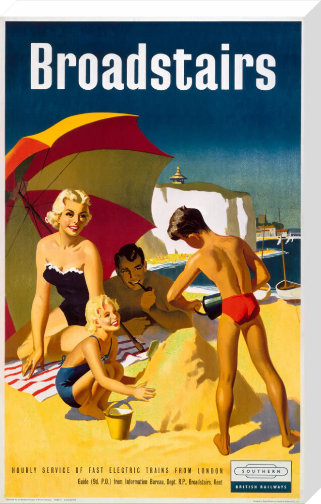 'Broadstairs', BR poster, 1959. - Image 33