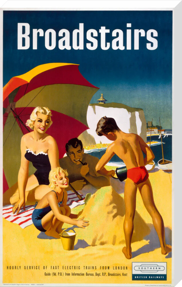 'Broadstairs', BR poster, 1959. - Image 34