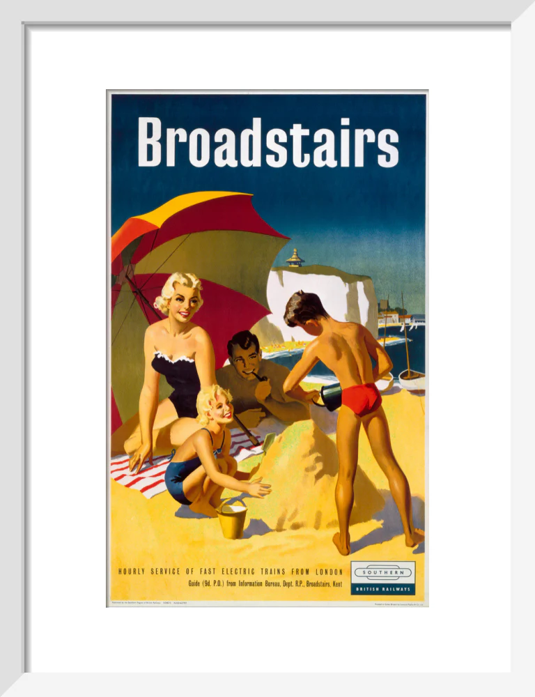 'Broadstairs', BR poster, 1959. - Image 75