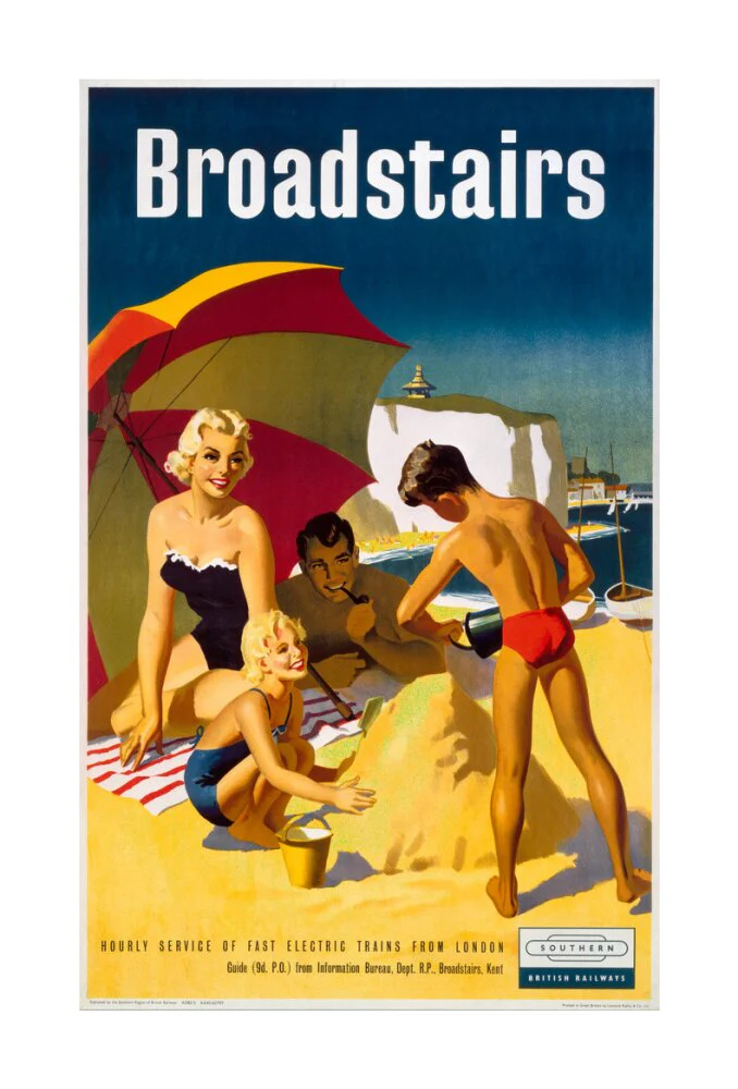 'Broadstairs', BR poster, 1959. - Image 95