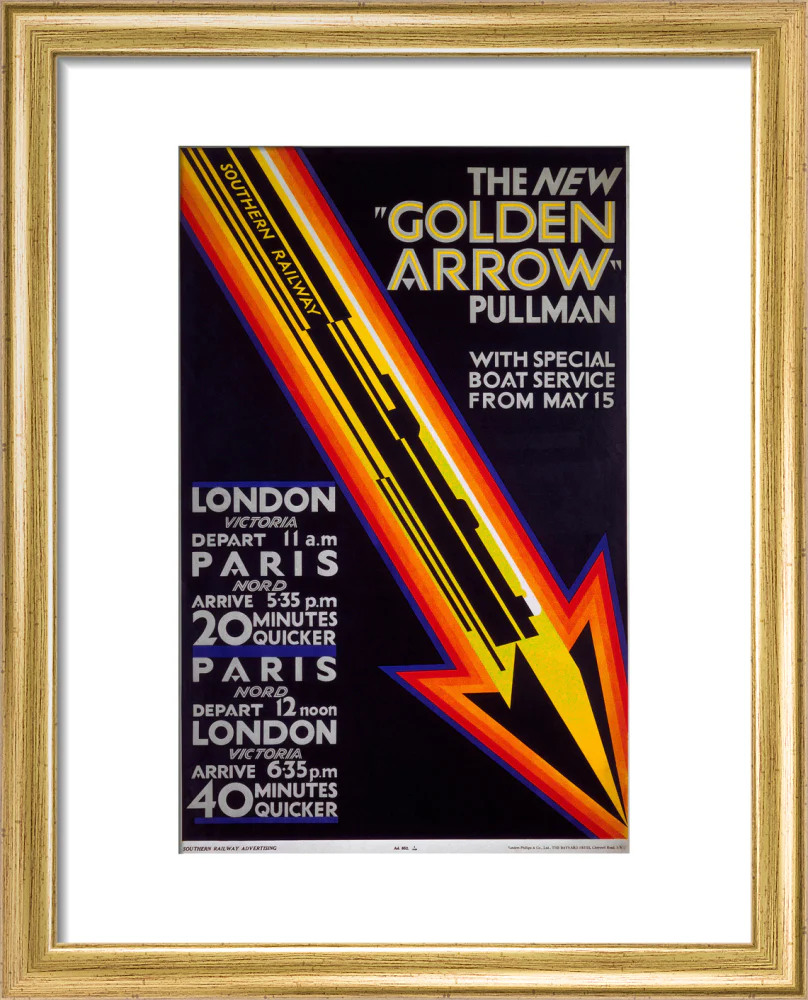 'The New Golden Arrow Pullman', SR poster, 1929. - Image 5