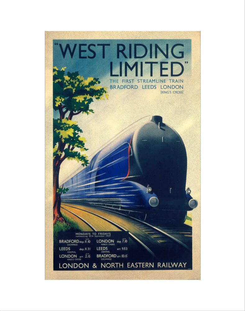 'West Riding Limited', LNER poster, 1938. - Image 2