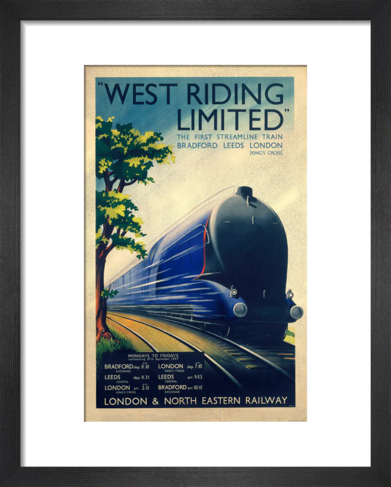 'West Riding Limited', LNER poster, 1938. - Image 3