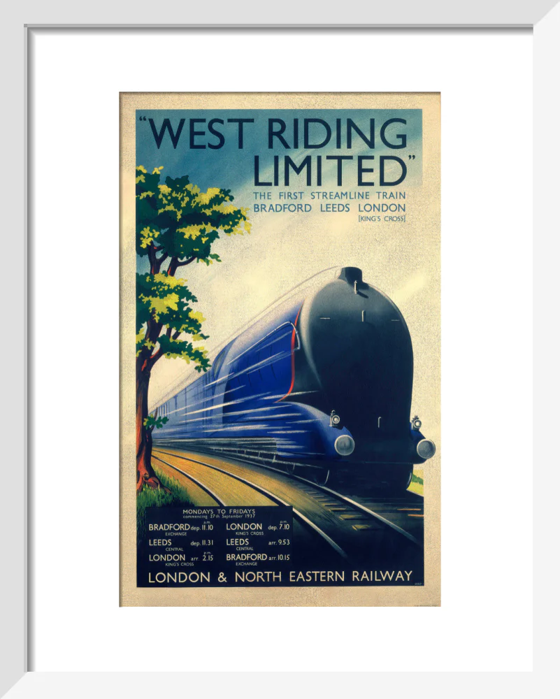 'West Riding Limited', LNER poster, 1938. - Image 4