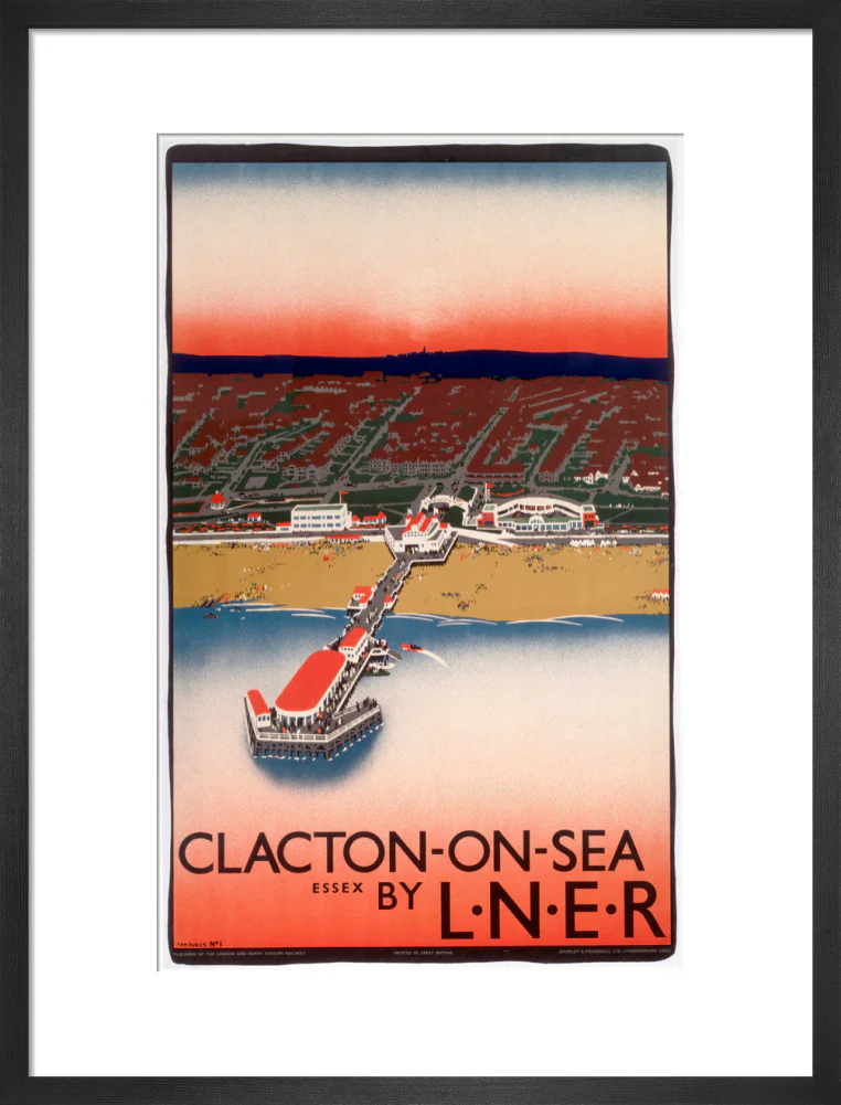 'Clacton-on-Sea', LNER poster, 1923-1947. - Image 13