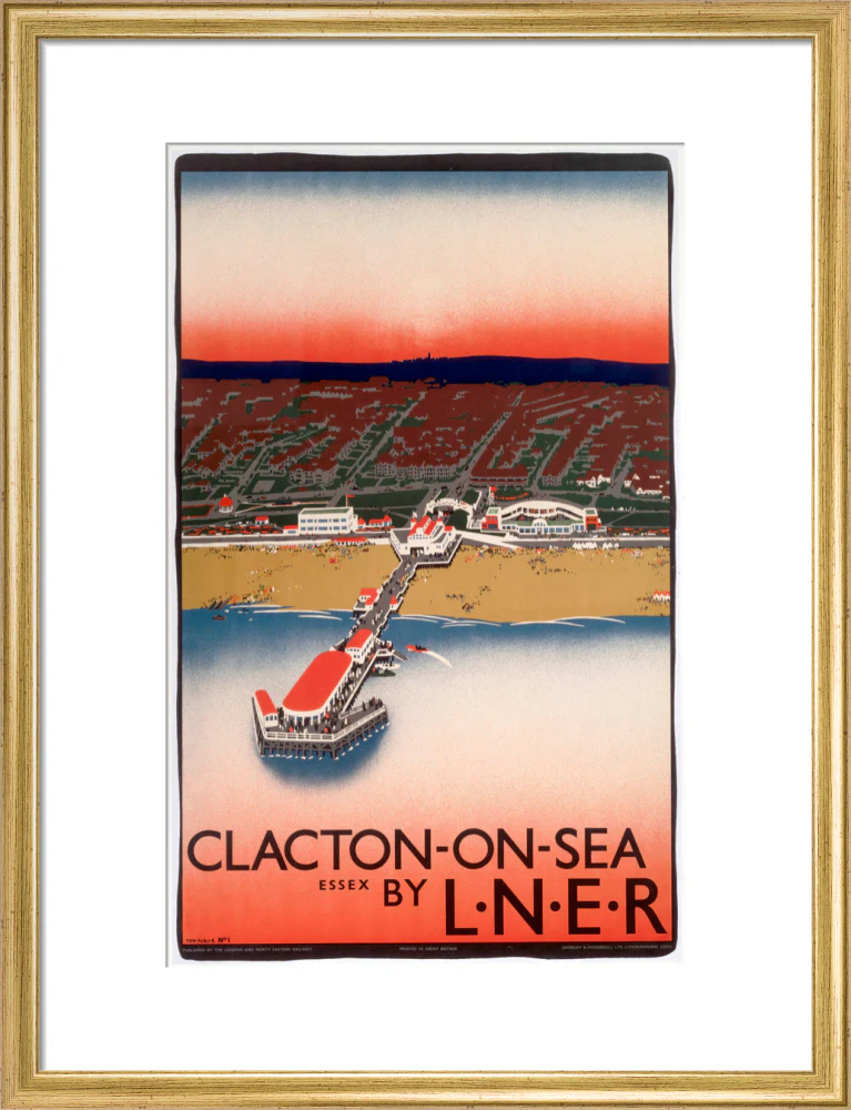 'Clacton-on-Sea', LNER poster, 1923-1947. - Image 15