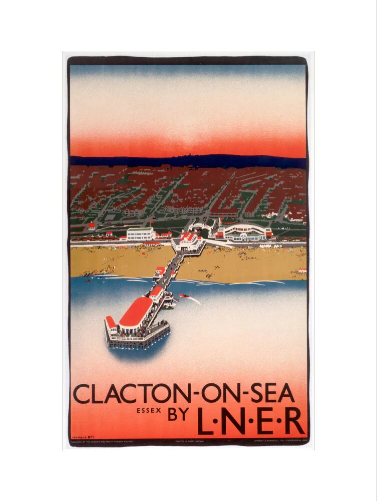'Clacton-on-Sea', LNER poster, 1923-1947. - Image 17