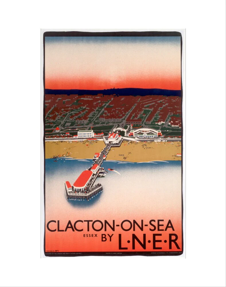 'Clacton-on-Sea', LNER poster, 1923-1947. - Image 2