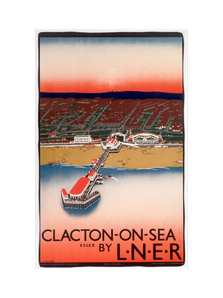 'Clacton-on-Sea', LNER poster, 1923-1947. - Image 22