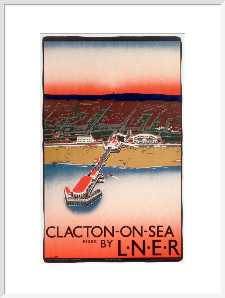 'Clacton-on-Sea', LNER poster, 1923-1947. - Image 24