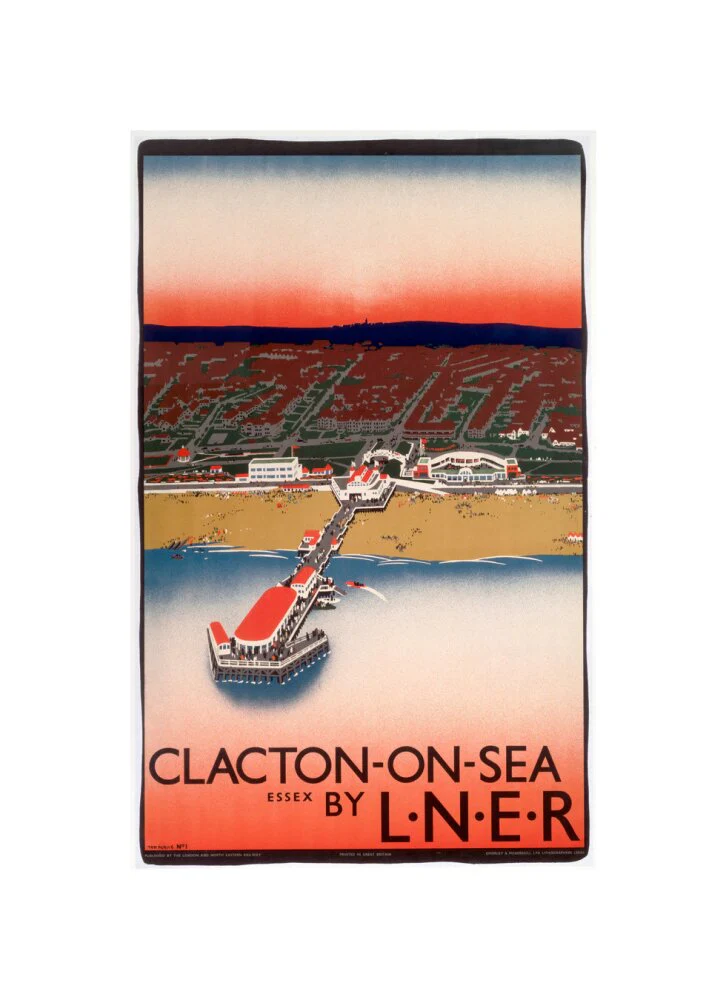 'Clacton-on-Sea', LNER poster, 1923-1947. - Image 27