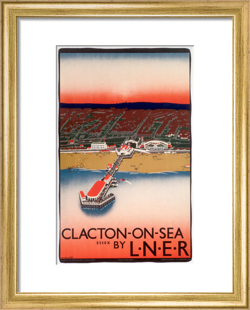 'Clacton-on-Sea', LNER poster, 1923-1947. - Image 38