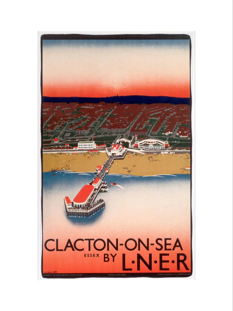 'Clacton-on-Sea', LNER poster, 1923-1947. - Image 40