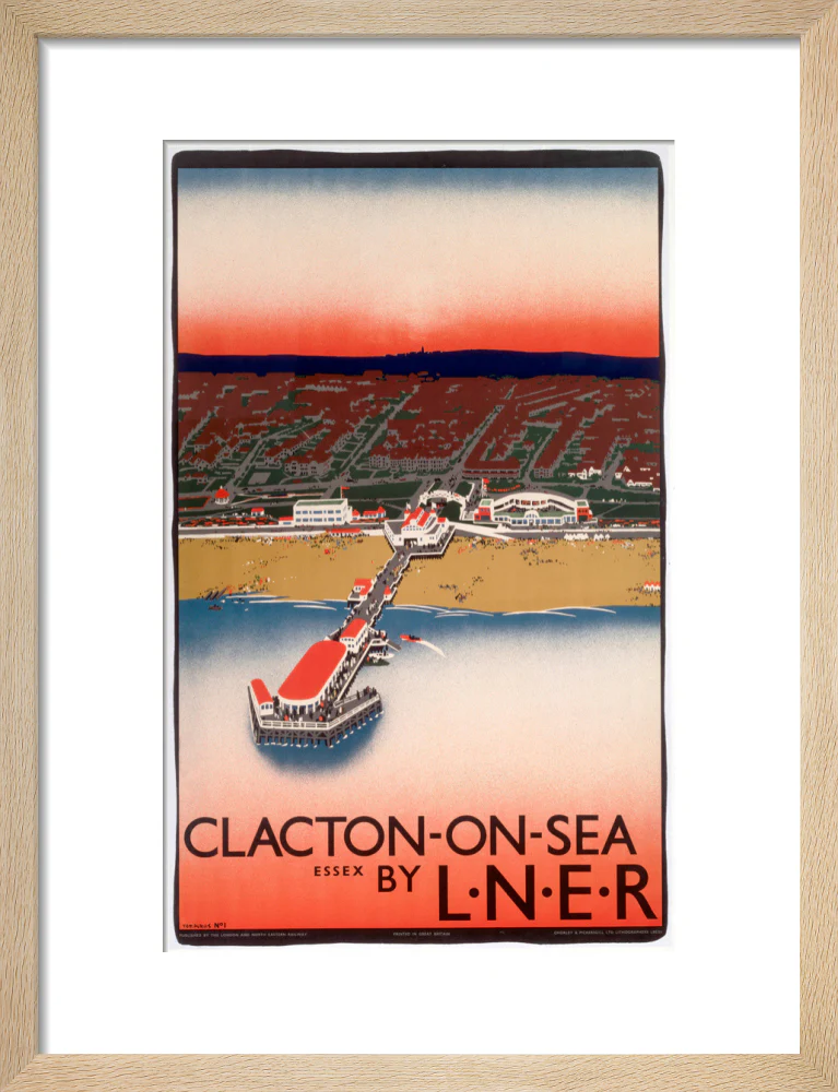 'Clacton-on-Sea', LNER poster, 1923-1947. - Image 44