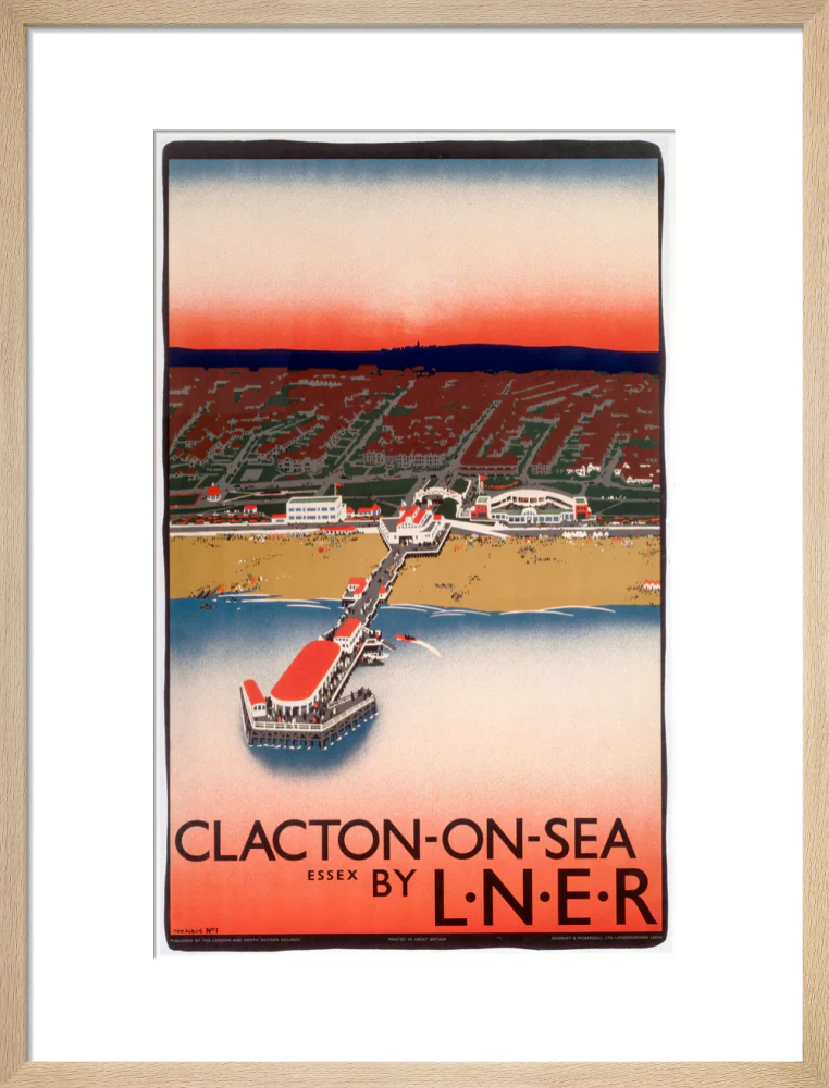 'Clacton-on-Sea', LNER poster, 1923-1947. - Image 49