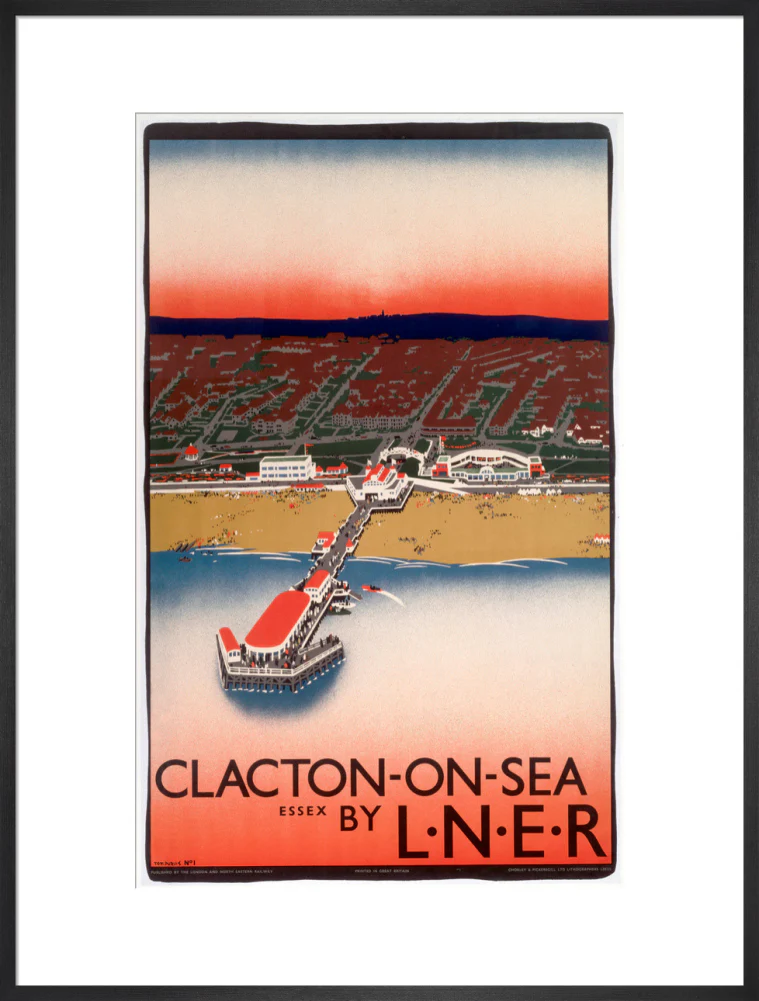 'Clacton-on-Sea', LNER poster, 1923-1947. - Image 56