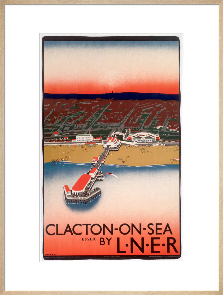 'Clacton-on-Sea', LNER poster, 1923-1947. - Image 59