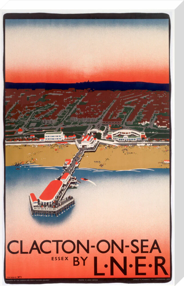 'Clacton-on-Sea', LNER poster, 1923-1947. - Image 66