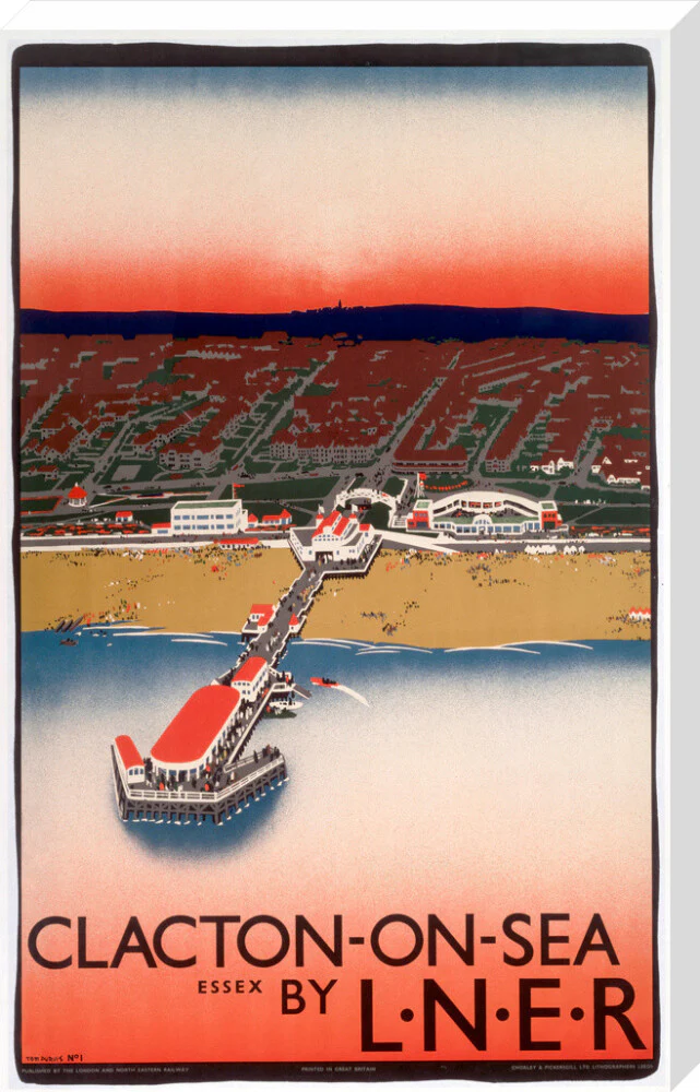 'Clacton-on-Sea', LNER poster, 1923-1947. - Image 67